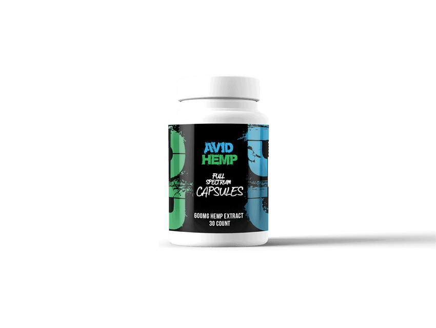 CBD Capsules 600mg avid hemp