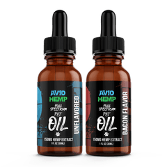 CBD Pet Oil 150mg Avid Hemp