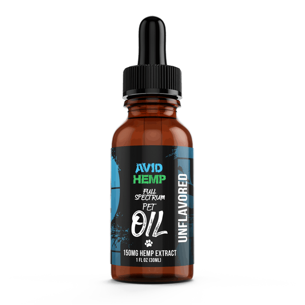 CBD Oil 150mg Unflavored Avid Hemp